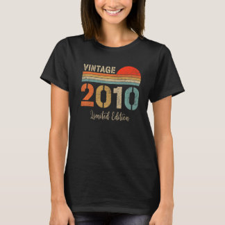 T-shirt 13 ans Vintage 2010 13e anniversaire 1