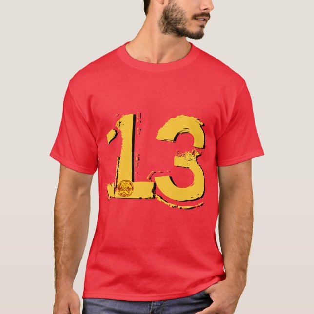 T-shirt 13 chanceux (Devant)