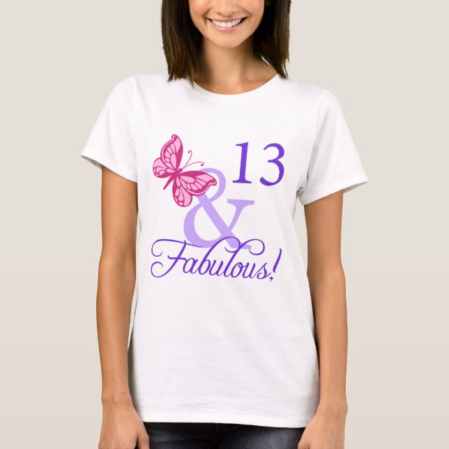 T-shirt 13 Et Fabuleux anniversaire (Devant)