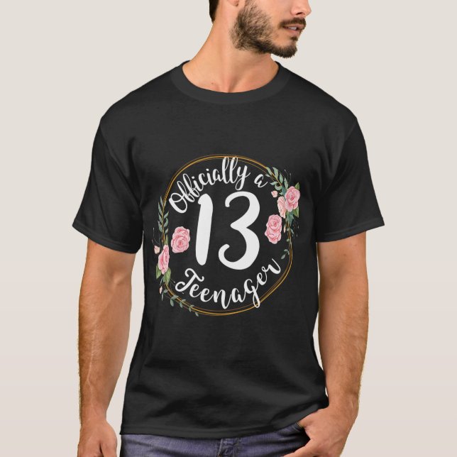 T-shirt 13e anniversaire adolescent ado filles 13 ans gi (Devant)