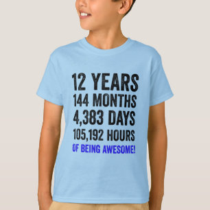 T-shirt 13e anniversaire // Compte à rebours pour l’ann