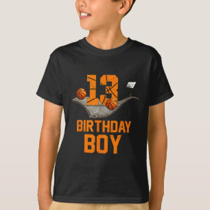 T-shirt 13e anniversaire de basket-ball Jersey 13 ans Boy