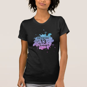 T-shirt 13e anniversaire de la adolescente officielle