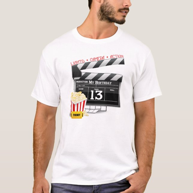 T-shirt 13e anniversaire de la fête du cinéma (Devant)
