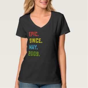 T-shirt 13e anniversaire Epic depuis mai 2009 13 ans
