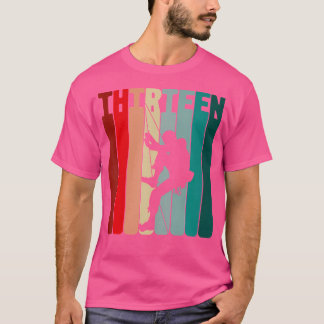T-shirt 13E Anniversaire Escalade Rock 13 Ans Escalade