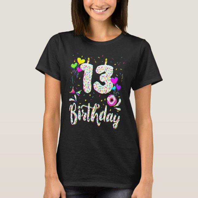 T-shirt 13e anniversaire fille adolescente 13 ans Annivers (Devant)