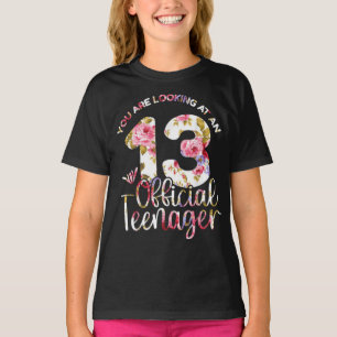 T-shirt 13e anniversaire filles 13 ans Ado adolescent