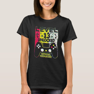 T-shirt 13e anniversaire garçon niveau 13 Ado officiel dév