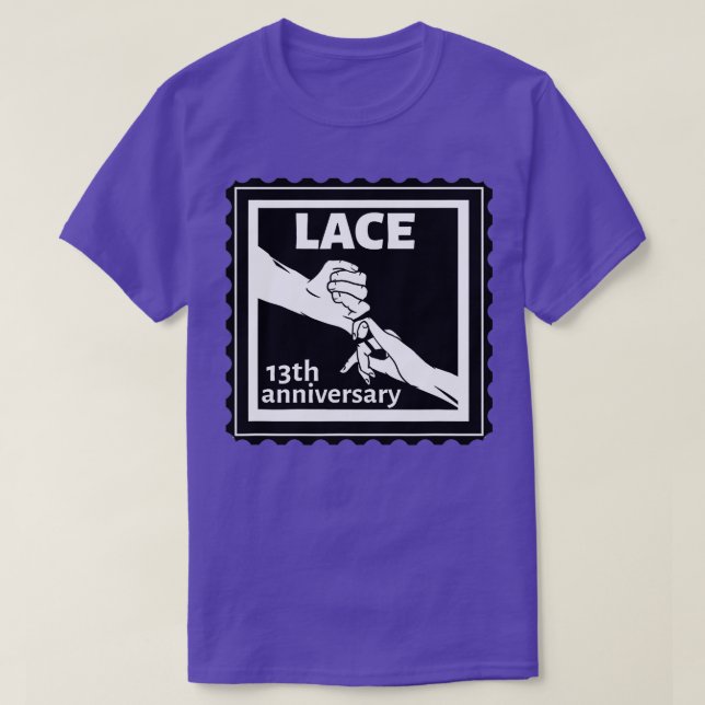 T-shirt 13e anniversaire Mariage cadeau traditionnel Dente (Design devant)