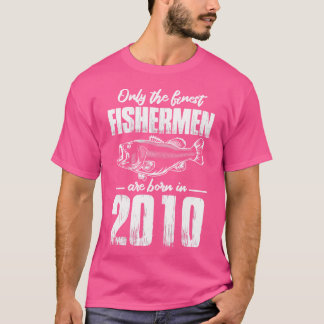 T-shirt 13E Anniversaire Pêche Meilleur Pêcheur Né En 2011