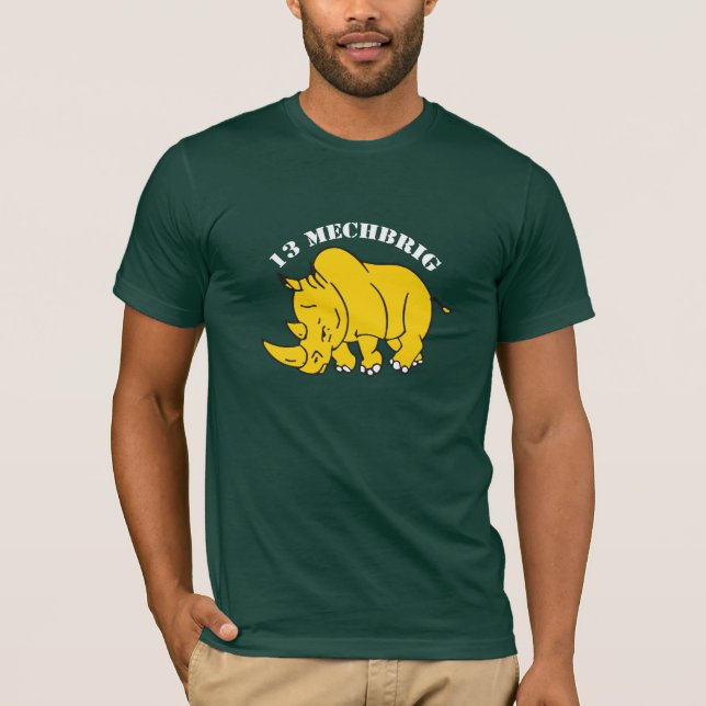 T-shirt 13e Brigade mécanisée Force royale terrestre (Devant)