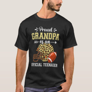 T-shirt 13ème Anniversaire Fière Grand-Père Football D'Une