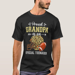 T-shirt 13ème Anniversaire Fière Grand-Père Football D'Une