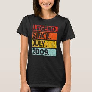 T-shirt 13ème Anniversaire Légende depuis juillet 2009 13