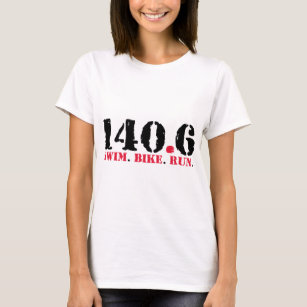 T-shirt 140,6 Course de vélo de bain