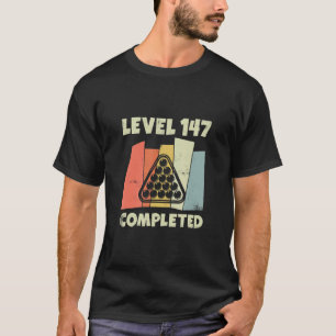 T-shirt 147 Snooker Maximum Cue Sports Billard Retro