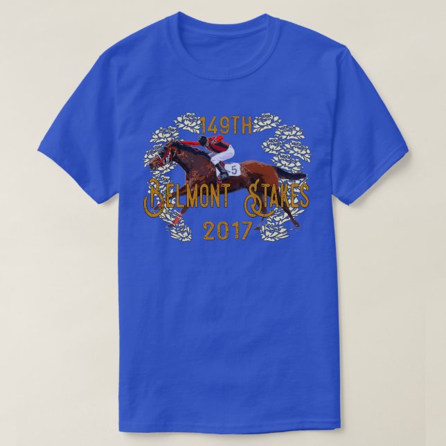 T-shirt 149e course hippographique Belmont Stakes 2017 (Design devant)