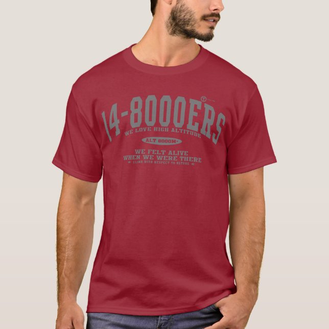 T-shirt 14-8000ers (Devant)