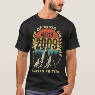 T-shirt 14 Ans Awesome Depuis Mars 2009 14 Ans