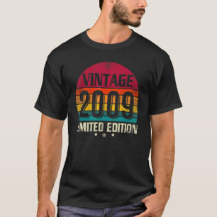 T-shirt 14 Ans Vintage 2009 14e Anniversaire