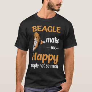 T-shirt 14 Beagles Me Rendre Heureux
