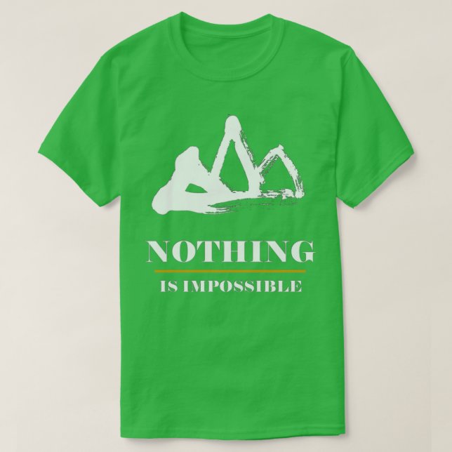 T-shirt 14 Pics Rien n'est impossible (Design devant)