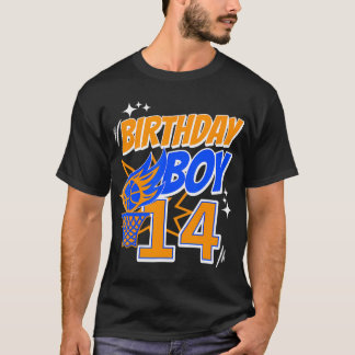 T-shirt 14E Anniversaire Basketball Adolescent Anniversair