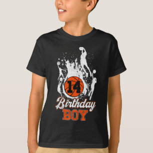 T-shirt 14e anniversaire de basket-ball thème Anniversaire