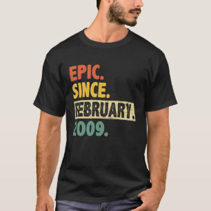 T-shirt 14e anniversaire Epic depuis février 2009 14 ans O