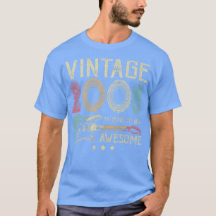 T-shirt 14e anniversaire femmes hommes Vintage stupéfiant
