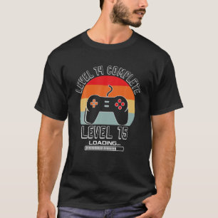 T-shirt 14E Anniversaire Joueur Vidéo 14 Ans Cadeaux Gar