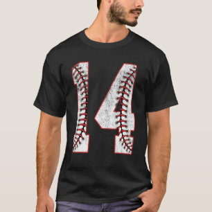 T-shirt 14e fête d'anniversaire Quatorze 14 ans Baseball