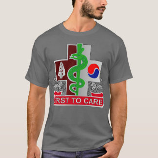 T-shirt 14e hôpital de soutien au combat wo Txt