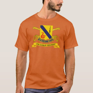 T-shirt 14e régiment de cavalerie avec Br Ribbon