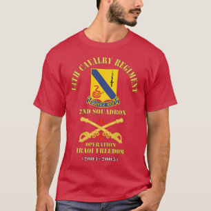 T-shirt 14e Régiment de cavalerie w Opérat du 2e Escadron