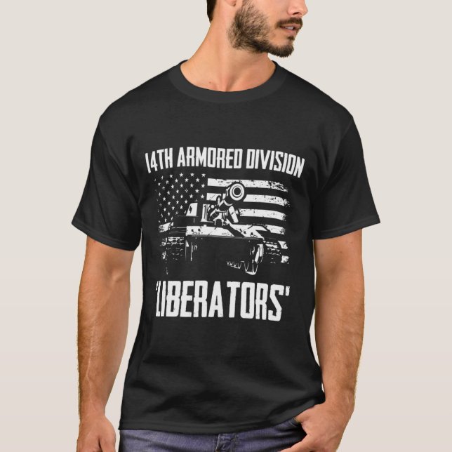 T-shirt 14th Armored Division Liberators (Devant)