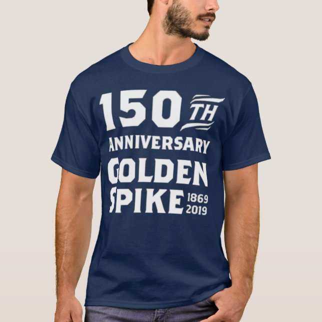 T-shirt 150 ans Golden Spike Railroad (Devant)