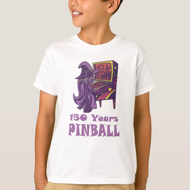 T-shirt 150 ans Pinball Assistant Arcade Anniversaire (Devant)