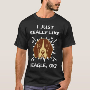 T-shirt 150 J'Aime Vraiment Le Beagle