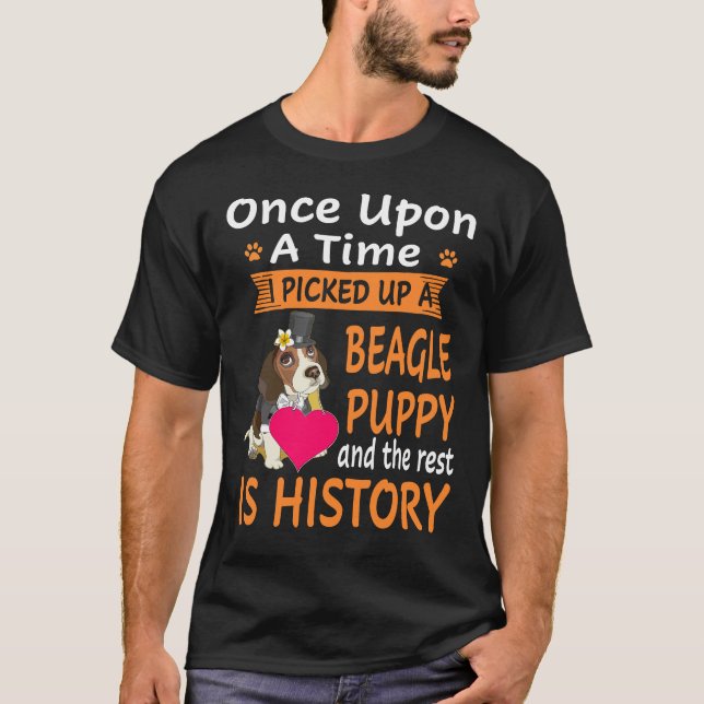 T-shirt 150 Une Sur Un Beagle De Temps Puppy (Devant)