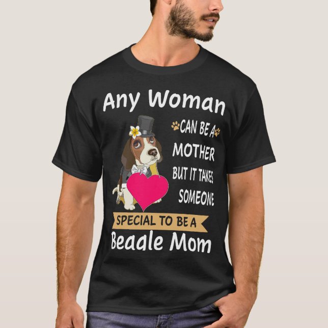 T-shirt 151 Spécial Pour Être Une Mère Beagle (Devant)