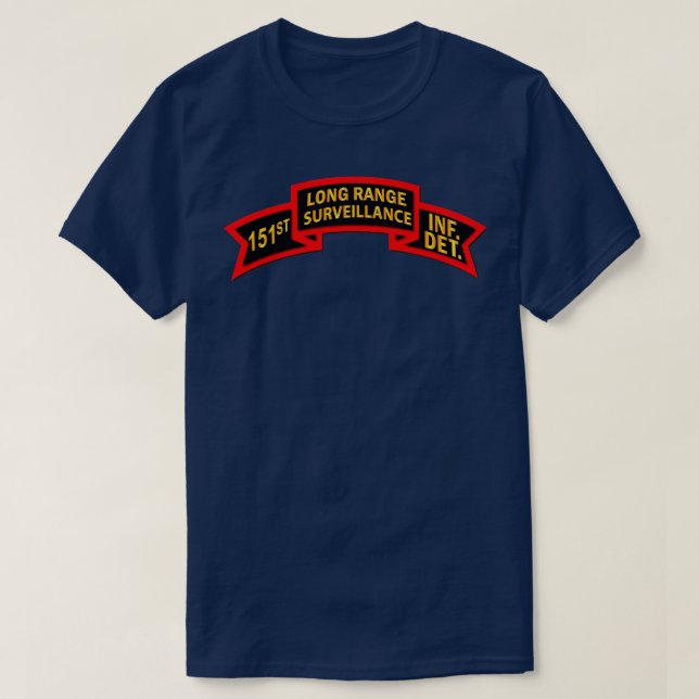 T-shirt 151e Inf LRSU Scroll Surveillance (Design devant)