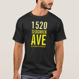 T-shirt 1520 avenue de Sedgwick - le lieu de naissance du