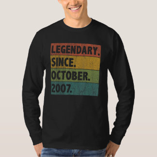 T-shirt 15 ans de légende depuis octobre 2007 15e annivers
