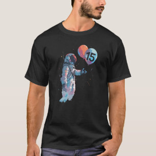 T-shirt 15 Ans Garçon Cosmonaut Galaxy Balloon
