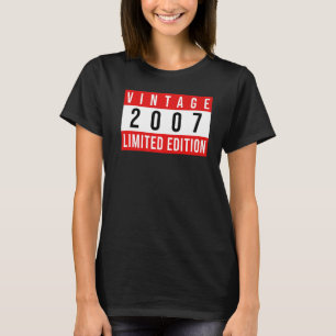 T-shirt 15 ans Vintage 2007 15e anniversaire 13