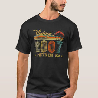 T-shirt 15 Ans Vintage 2007 15E Anniversaire Limité Ed