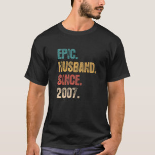 T-shirt 15 Mariage Anniversaire Pour Lui Épique Mari Depui