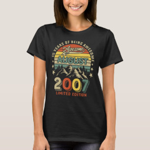 T-shirt 15e anniversaire 15 ans stupéfiant depuis août 200